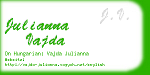 julianna vajda business card